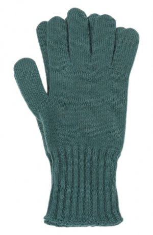 Кашемировые перчатки Colombo. Цвет: зелёный