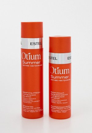 Набор для ухода за волосами Estel OTIUM SUMMER, защита от солнца, 250мл, 200 мл. Цвет: прозрачный