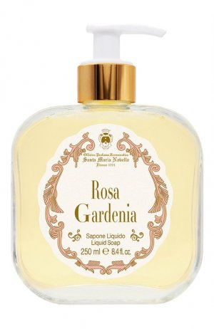 Жидкое мыло для рук Rosa Gardenia (250ml) Santa Maria Novella. Цвет: бесцветный