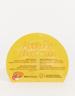 Листовая маска с ароматом яблочного пирога iN.gredients-Бесцветный MasqueBAR