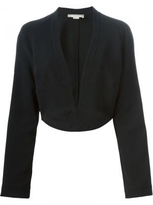 Укороченный пиджак-болеро Antonio Berardi. Цвет: чёрный