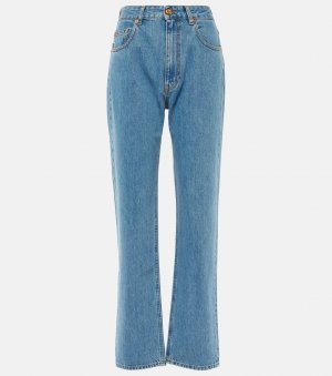 Прямые джинсы norico с завышенной талией , синий Blazé Milano