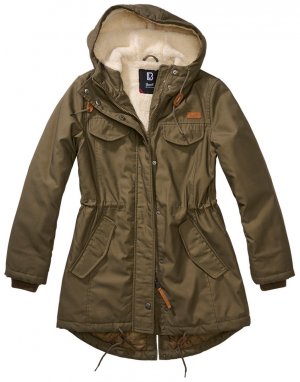 Женская куртка Marsh Lake с капюшоном, оливковый Brandit