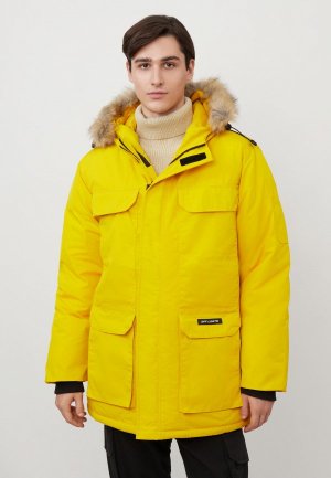 Куртка утепленная Modis. Цвет: желтый