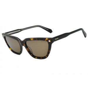 Солнцезащитные очки PLD 4157/S/X, коричневый, черный Polaroid. Цвет: коричневый/черный