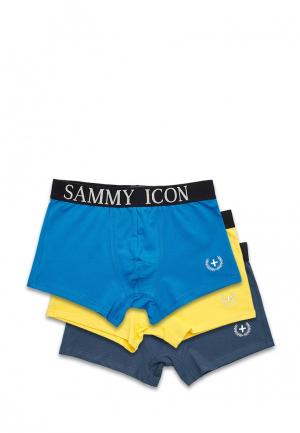 Комплект трусов 3 штуки Sammy Icon. Цвет: разноцветный