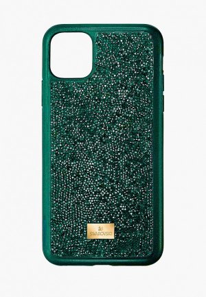 Чехол для iPhone Swarovski® 11 PRO MAX Glam Rock Emerald. Цвет: зеленый