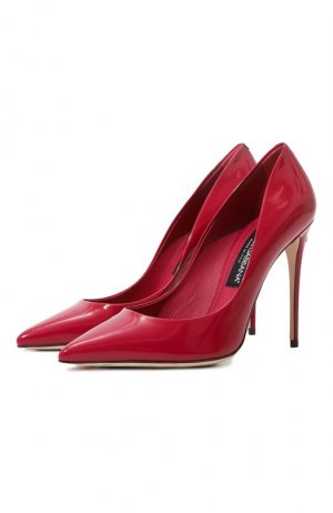 Кожаные туфли Cardinale Dolce & Gabbana. Цвет: розовый