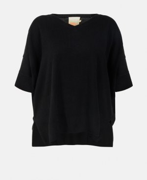 Пуловер с короткими рукавами , черный Absolut Cashmere