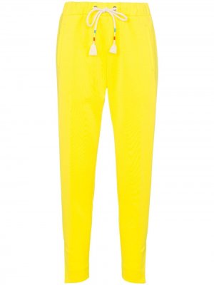 Спортивные брюки с поясом на шнурке Mira Mikati. Цвет: желтый