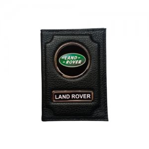 Обложка для автодокументов и паспорта (ленд ровер) кожаная флотер Land Rover