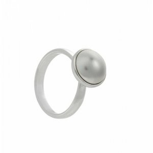 Кольцо , серебряный Fiore Luna. Цвет: серебристый