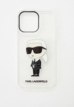 Чехол для iPhone Karl Lagerfeld 14 Pro Max. Цвет: прозрачный