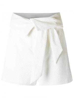 Texturized shorts Giuliana Romanno. Цвет: белый