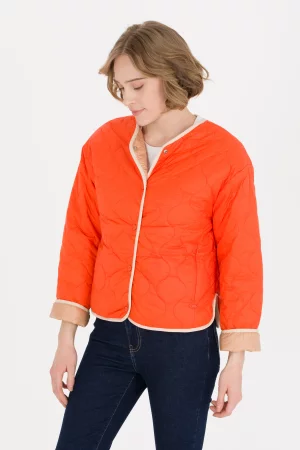 Куртка женская G082SZ0MS0MILOS оранжевая 36 U.S. POLO Assn.. Цвет: оранжевый