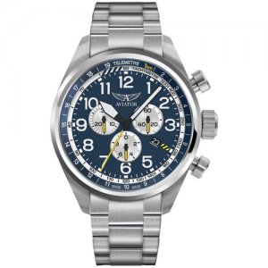 Наручные часы Airacobra V.2.25.0.170.5, синий Aviator. Цвет: синий