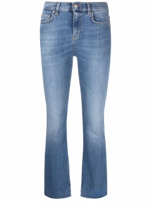 Укороченные джинсы средней посадки PINKO. Цвет: синий