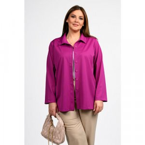 Пиджак , размер 54, лиловый SVESTA. Цвет: лиловый