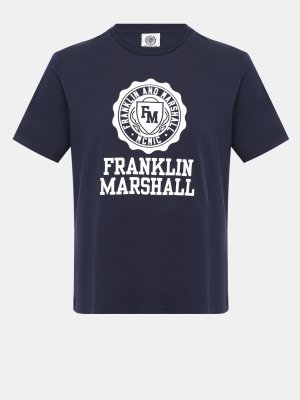 Футболки FRANKLIN&MARSHALL. Цвет: темно-синий