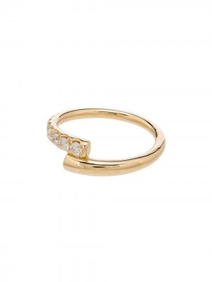 Кольцо из розового золота с бриллиантами Melissa Kaye. Цвет: розовый желтый
