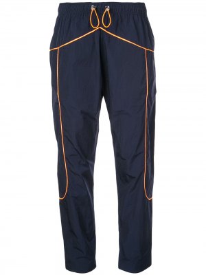 Декорированные спортивные брюки Mira Mikati. Цвет: синий