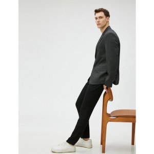 Пиджак , размер 48, серый KOTON. Цвет: серый/темно-серый