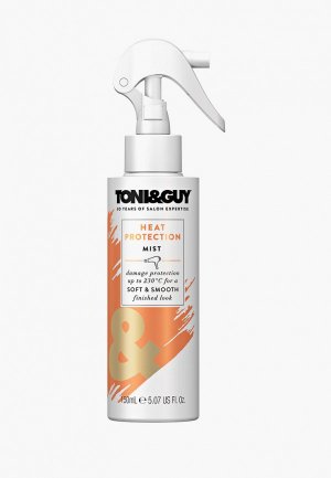 Спрей для волос Toni&Guy термозащитный Heat Protection Mist, 150 мл. Цвет: прозрачный