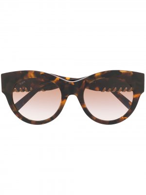Tods солнцезащитные очки в оправе черепаховой расцветки Tod's. Цвет: коричневый