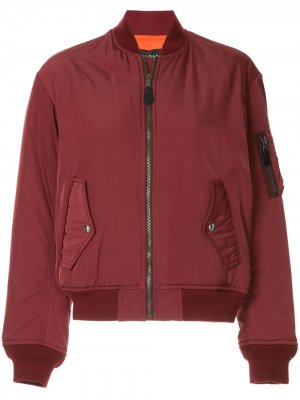 Lace-up MA1 bomber jacket G.V.G.V.. Цвет: красный