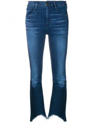 Укороченные прямые джинсы W3 3x1. Цвет: синий
