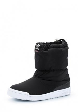 Дутики adidas Originals SLIP ON BOOT J. Цвет: черный