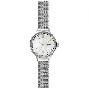 Наручные часы Anita, серебряный, белый SKAGEN. Цвет: серебристый
