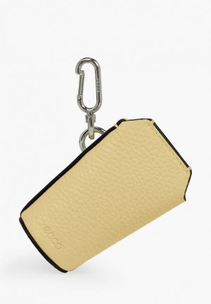 Ключница Ecco Textureblock Pot Bag Mini. Цвет: желтый