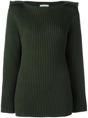 Пуловер Scarf Société Anonyme. Цвет: зелёный