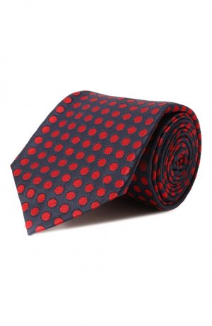Шелковый галстук Sartorio. Цвет: красный