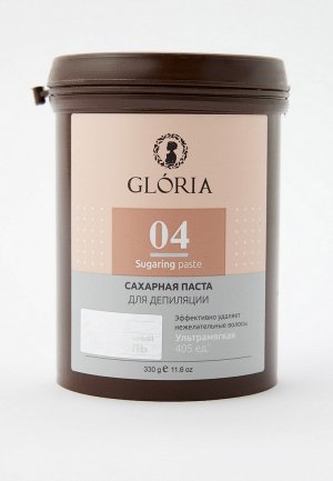 Паста для шугаринга Gloria Sugaring & Spa сахарная, ультра-мягкая, 04, GLORIA, 330 г. Цвет: прозрачный