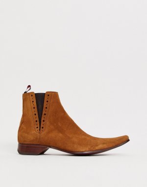 Светло-коричневые замшевые ботинки челси Pino-Светло-коричневый Jeffery West