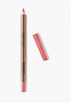 Карандаш для губ Kiko Milano стойкий CREAMY COLOUR COMFORT LIP LINER, оттенок 302, Warm Pink, 1.2 г. Цвет: розовый