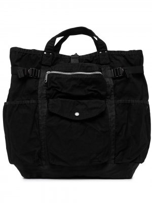 Рюкзак с жатым эффектом Porter-Yoshida & Co.. Цвет: черный