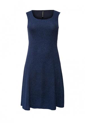 Платье Bestia Donna. Цвет: синий