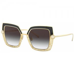 Солнцезащитные очки DG 2251H 1334/8G 51 Dolce&Gabbana. Цвет: золотистый