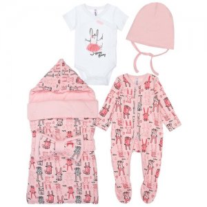 Комплект одежды playToday, размер 56-62, розовый PlayToday. Цвет: розовый