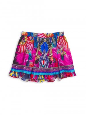 Мини-юбка с оборками для маленьких девочек и , разноцветный CAMILLA