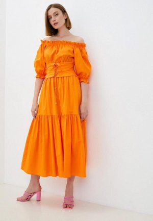 Платье Joymiss. Цвет: оранжевый