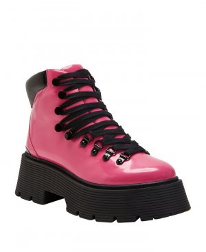 Женские ботильоны на платформе со шнуровкой Jenifer Lug Sole , цвет Luminous Pink, Black Katy Perry