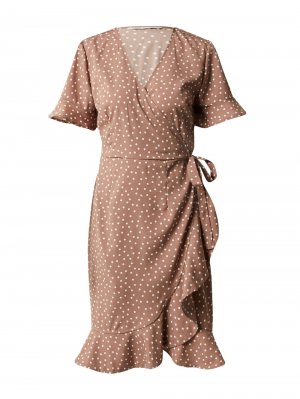Летнее платье Olivia, коричневый ONLY
