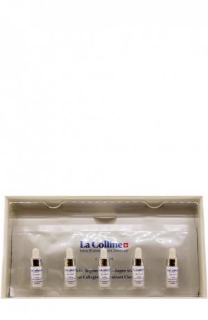 Отбеливающая и восстанавливающая коллагеновая маска (5 масок+5 сывороток) La Colline. Цвет: бесцветный