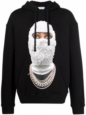 Graphic-print cotton hoodie Ih Nom Uh Nit. Цвет: черный