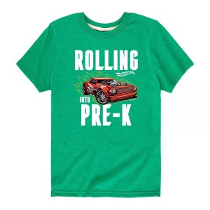 Для мальчиков 8–20 лет в футболке Pre-K , зеленый Hot Wheels
