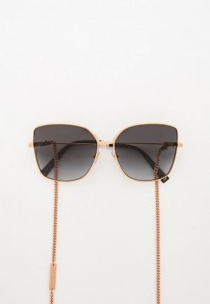 Очки солнцезащитные Givenchy GV 7184/G/S DDB. Цвет: золотой